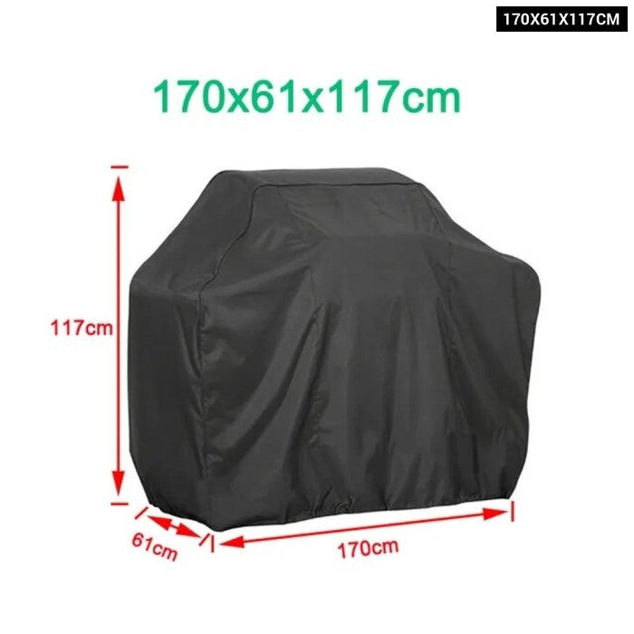 190T/210D BBQ Cover Anti-Dust Waterproof Heavy Duty Charbroil Grill Cover Rain Protective Barbecue Cover