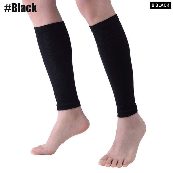 1 Pair Calf Compression Shin Guard Sun UV Protect Leg Cover for Men Women