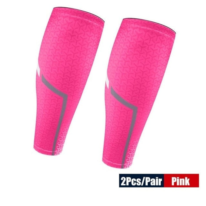 2Pcs/Pair Breathable Elastic Calf Protector Leg Sleeves For Running Football Cycling