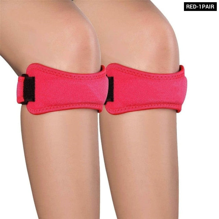 1Pair Patella Knee Strap For Men Women Squats Runner Jumper Hiking