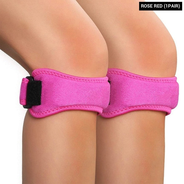 1Pair Patella Knee Strap For Men Women Squats Runner Jumper Hiking