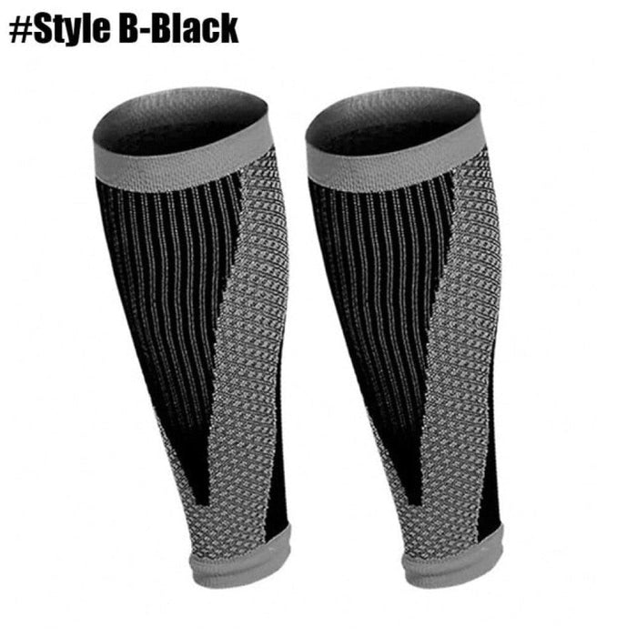 1Pair Sports Calf Moisture Wicking Leg Sleeves For Women Men Cycling Running Basketball