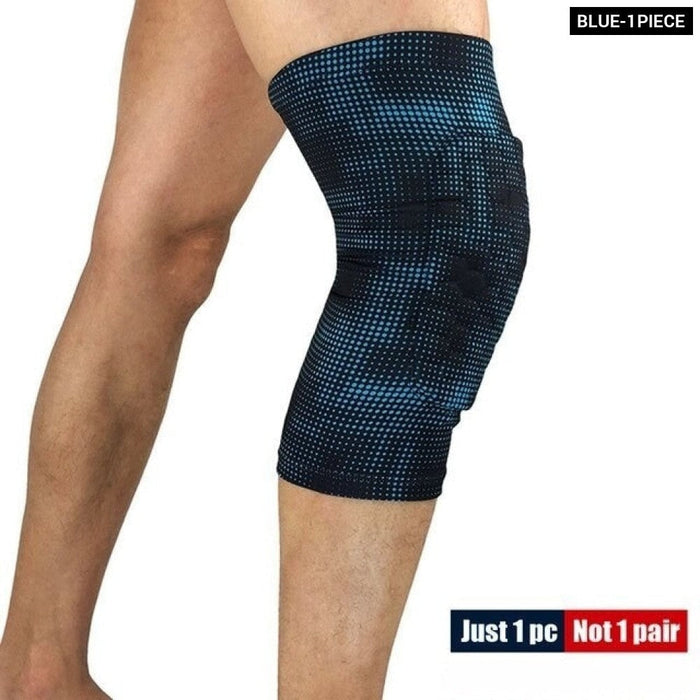 1Piece Honeycomb Knee Support Brace Leg Compression Sleeve with Protective EVA Sponge