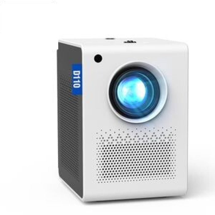 D110 180 Ansi Lumens Mini Led + Lcd Smartphone Wireless Screen Mirroring Projector White