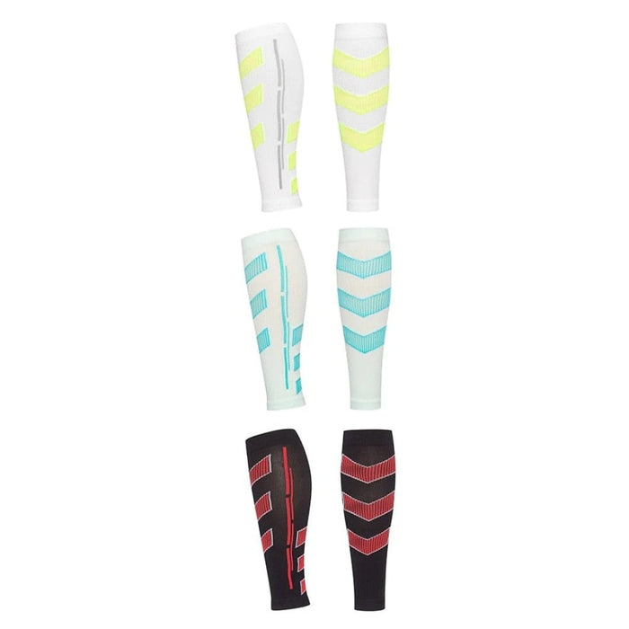 1Pair Elastic Sports Compression Sock Leg Warmers for Men Women Cycling Running