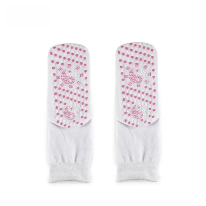 1pair Tourmaline Far Infrared Rays Self-heat Cotton Socks