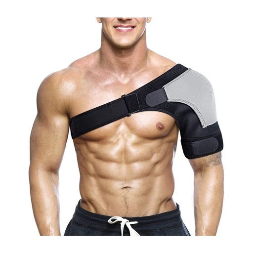 1pc Adjustable Compression Shoulder Brace Support With Ice