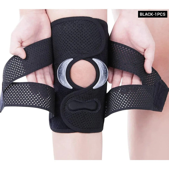 1pcs Adjustable Knee Support Brace With Patella Gel Pad