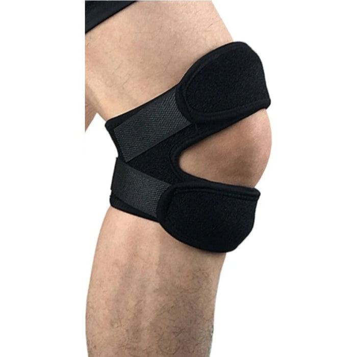 1Piece Adjustable Patella Knee Strap with Double Compression Pads