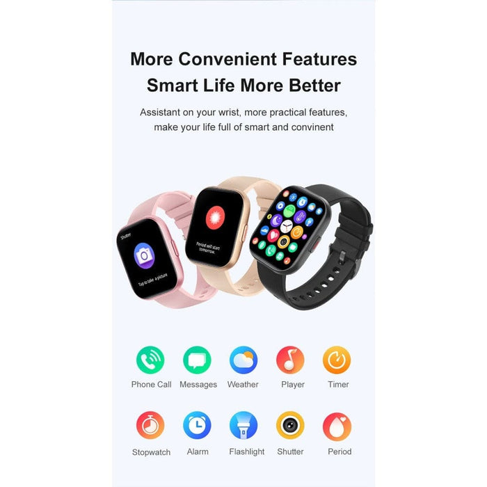 2.04'' AMOLED Screen 100 Sports Modes 7 Day Battery Life Smart Watch For Men Women