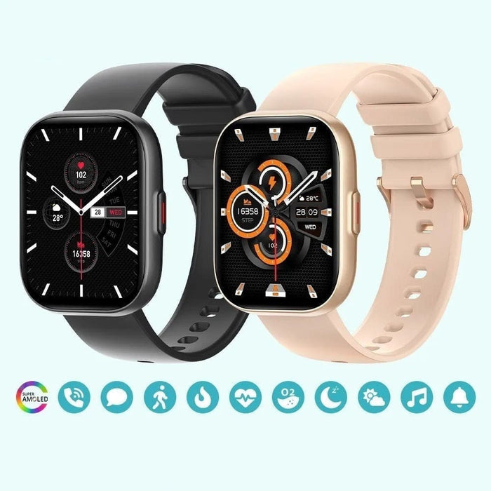 2.04'' AMOLED Screen 100 Sports Modes 7 Day Battery Life Smart Watch For Men Women