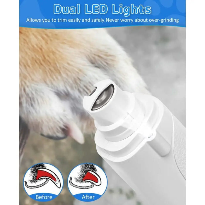 2 In 1 Led Light Usb Rechargeable Low Noise Grooming Trimmer