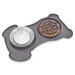 2 In 1 Non-slip Stainless Steel Silicone Feeder Bowl