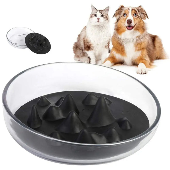 2 In 1 Soft Silicone Non-slip Pet Slow Feeder For Small