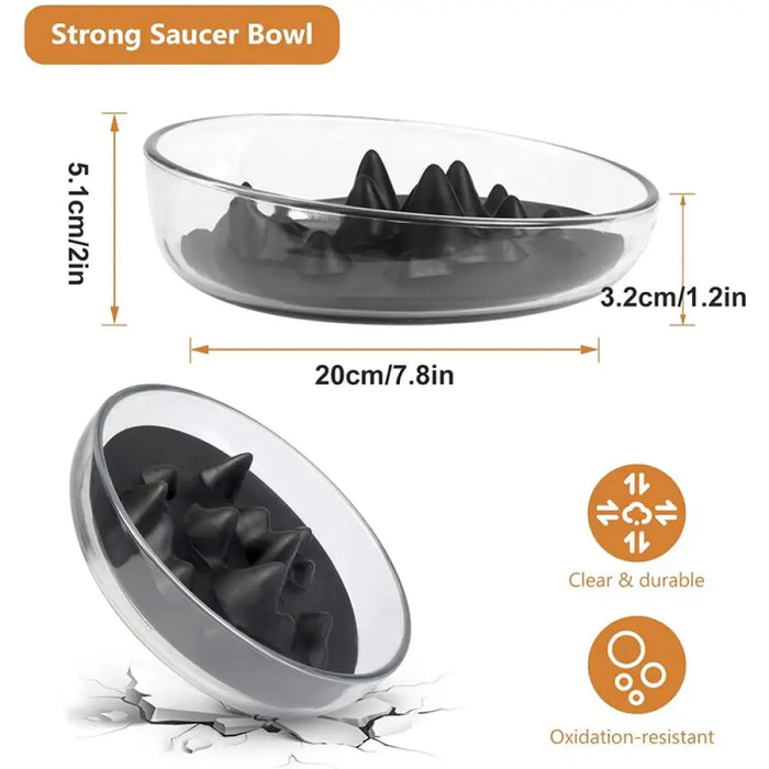 2 In 1 Soft Silicone Non-slip Pet Slow Feeder For Small