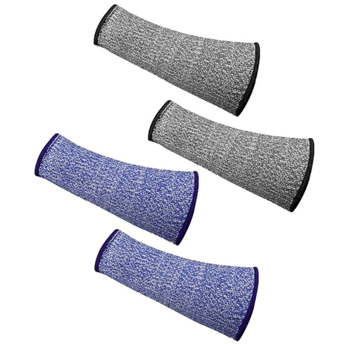 2 Pair Cut Resistant Anti-Puncture Fingerless Arm Sleeve Cover for Men Women