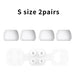 2 Pairs Anti-slip Dust-proof Original Soft Silicone Ear