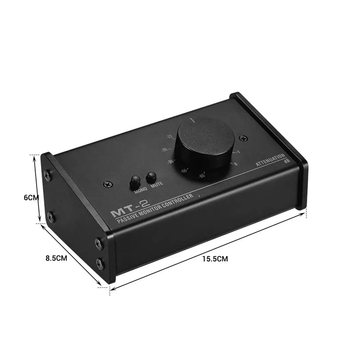 Mt-2 Passive Monitor Controller With Xlr 3.5mm Inputs