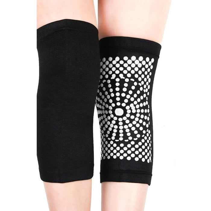 2 Pcs Wormwood Self Heating Knee Sleeve Pad For Arthritis Joint Pain Relief & Tendonitis Injury