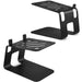 2-tiers Adjustable Metal Desktop Speaker Stand 1 Pair