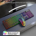 2.4g Wireless Rechargable Rgb Backlight Gaming Keyboard