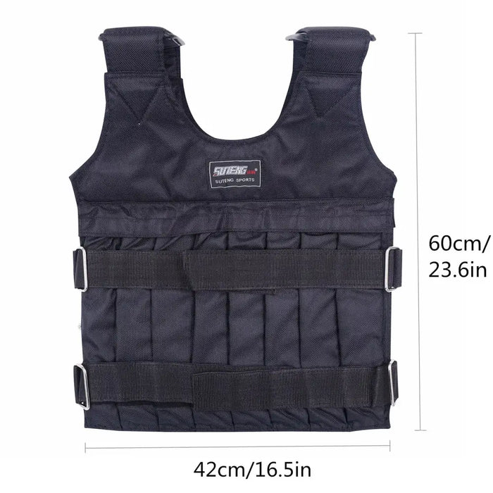 20 50kg Adjustable Weight Vest For Gym Workout