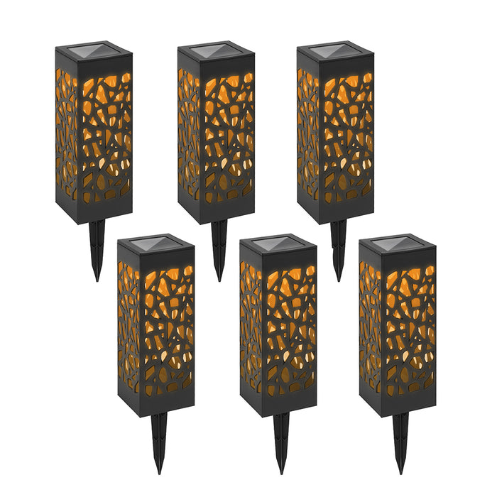 Vibe Geeks 6 Pack Solar Decorative Lights Garden & Outdoor