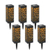 Vibe Geeks 6 Pack Solar Decorative Lights Garden & Outdoor