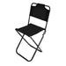 Vibe Geeks Aluminum Portable Folding Camp Chair-black