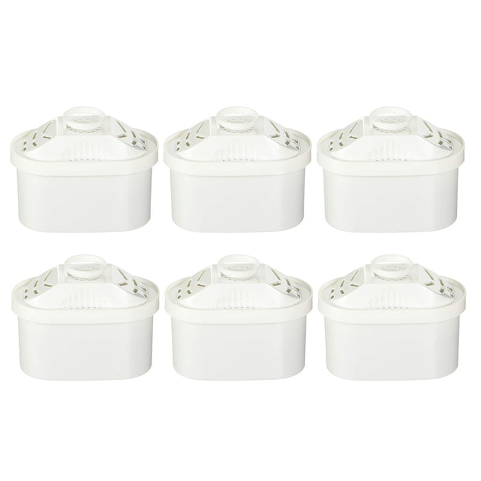 Pack Of 6 Water Filter Pitcher Replacements Water Jar Cartridge Refills