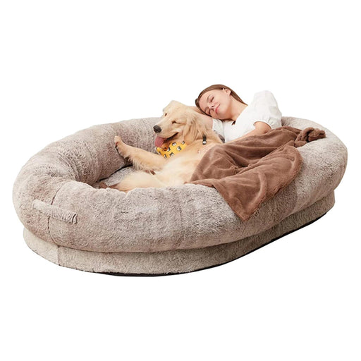 Vibe Geeks Washable Human Dog Bed - Fits You And Your Pets