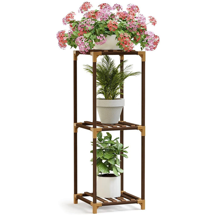 Vibe Geeks Multi-layer Wooden Plant Stand