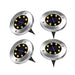 8-leds Waterproof Solar Ground Garden Lights