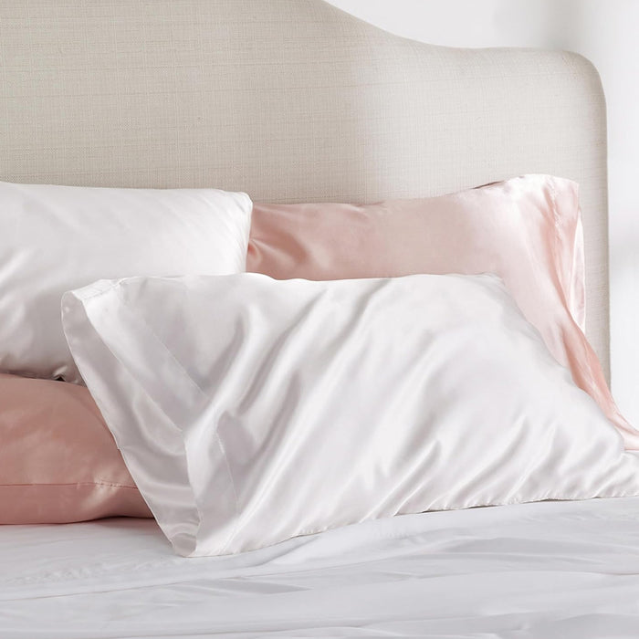 Luxury Satin Silk Pillow Case - 2 Pcs
