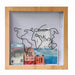 Vibe Geeks Adventure Archive Box Wood Frame Travel Tickets