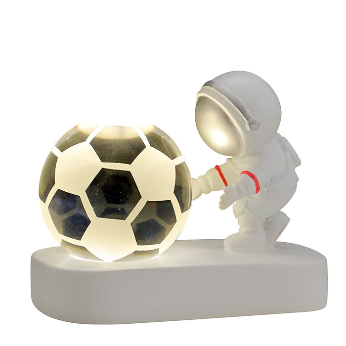 Vibe Geeks Astronaut 3D Crystal Ball Night Light for Home Décor - USB Plugged In