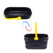 Collapsible Plastic Mop Washing Bucket Fit Sponge Flat