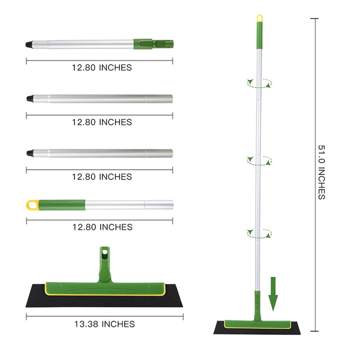 Long Handle Floor Squeegee Broom Foam For Shower Bathroom