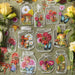 Vibe Geeks 20pcs Handmade Transparent Dried Flower Bookmark