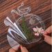 Vibe Geeks 20pcs Handmade Transparent Dried Flower Bookmark