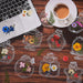 Vibe Geeks 20pcs Handmade Transparent Dried Flower Bookmark