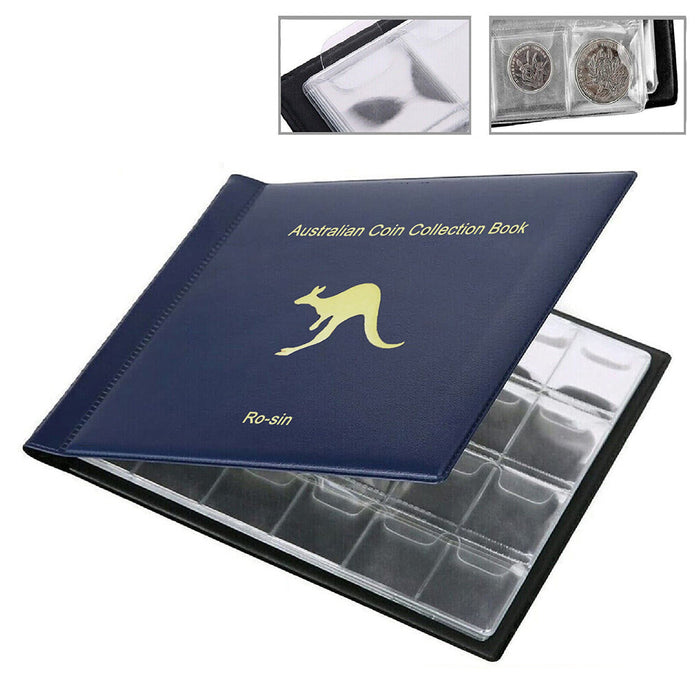 2X 240 Coins Australian Coin Storage Book Collection Folder