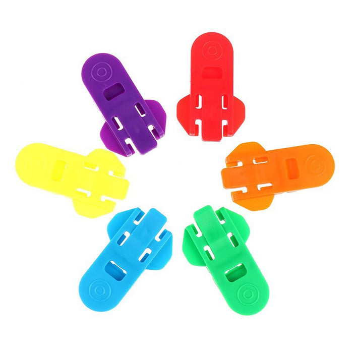 Vibe Geeks 6Pcs Dustproof And Insect Proof Simple Handheld Can Opener For Beer And Soda