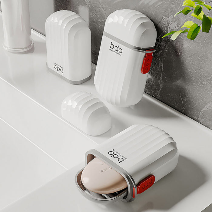 Vibe Geeks Durable Travel Soap Box With Leak-Proof Design
