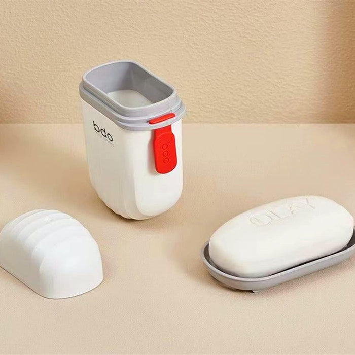 Vibe Geeks Durable Travel Soap Box With Leak-Proof Design