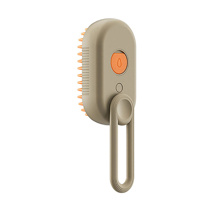 Vibe Geeks Self-Cleaning Hair Removal Cat Steamy Brush With Massage Function - Usb Rechargeable