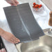 Vibe Geeks Silicon Dish Drying Mat With Drain Lip In 3 Sizes