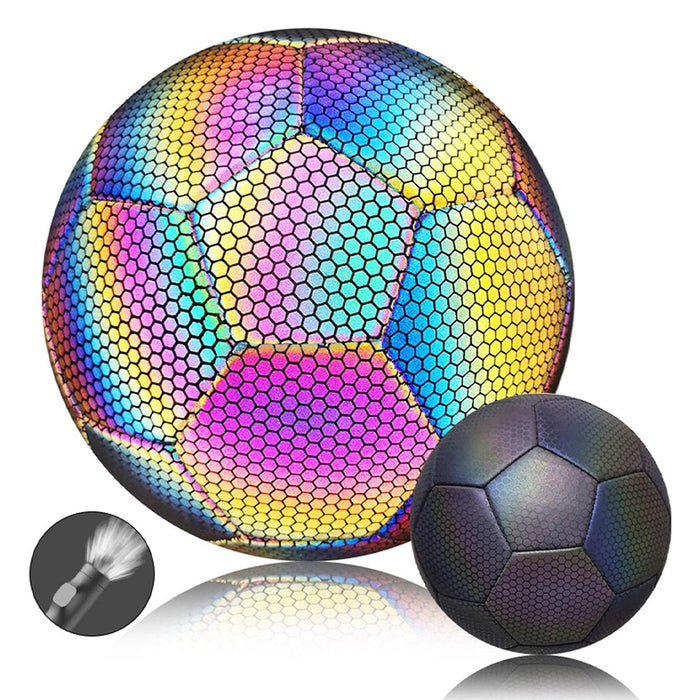 Night Training Luminous Reflective Soccer Ball