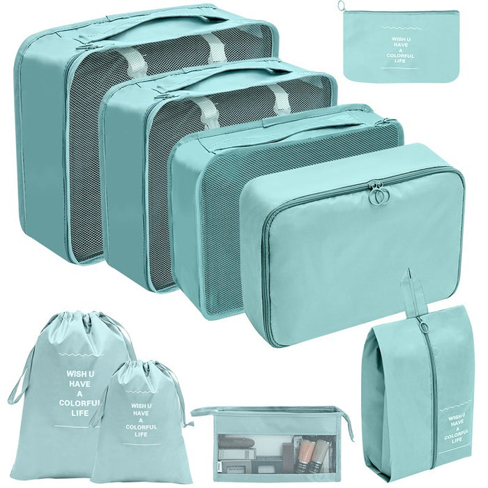 Vibe Geeks Travel Organizer Storage Bags Suitcase Packing Cubes Set