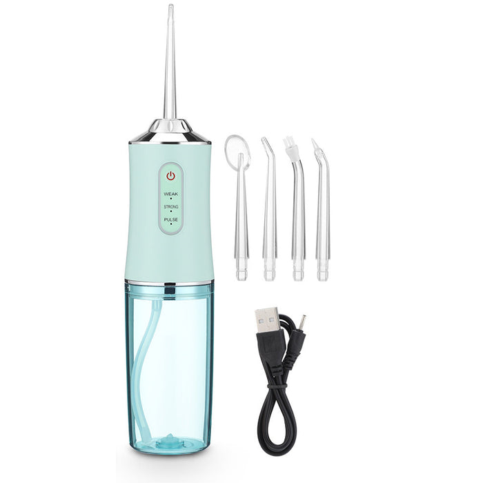 Vibe Geeks Oral Irrigator Portable Dental Water Flosser - Usb Rechargeable